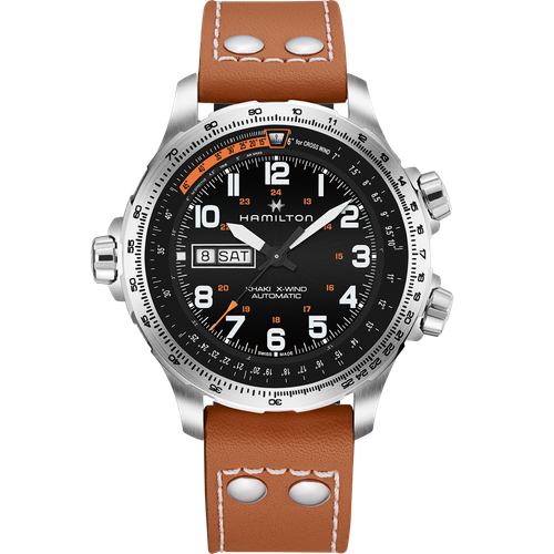 Pre-owned Hamilton - H77755533 - Khaki Aviation X-wind Day Date Automatic Self-winding | 4
