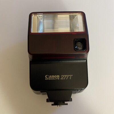 w/case] Canon Speed Lite Model 277T Mout Xenon From JAPAN za1
