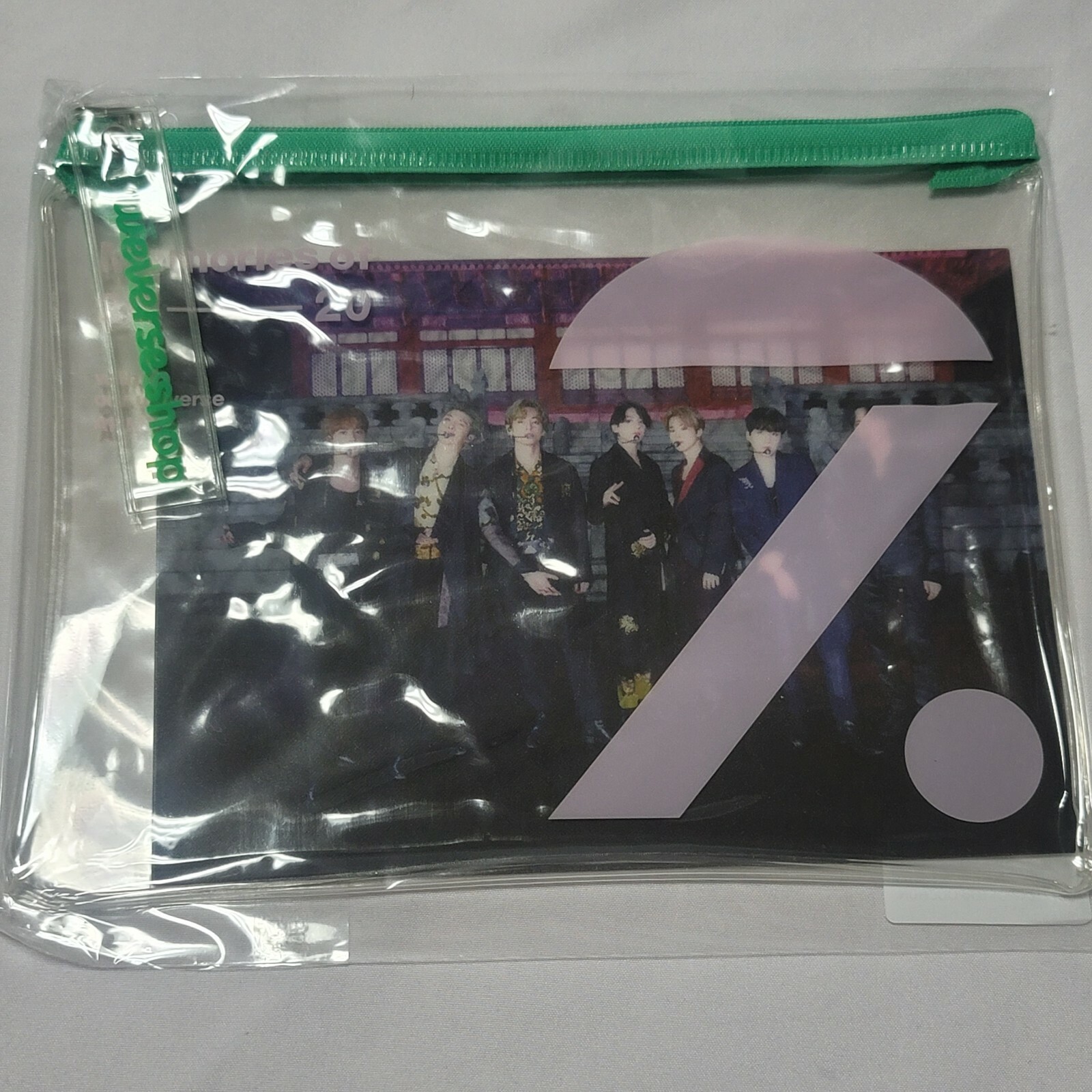 BTS Memories of 2020 Blu-ray　トレカ　V BTS Memories of 2020 Blu-ray ver. Official Photocard + Paper