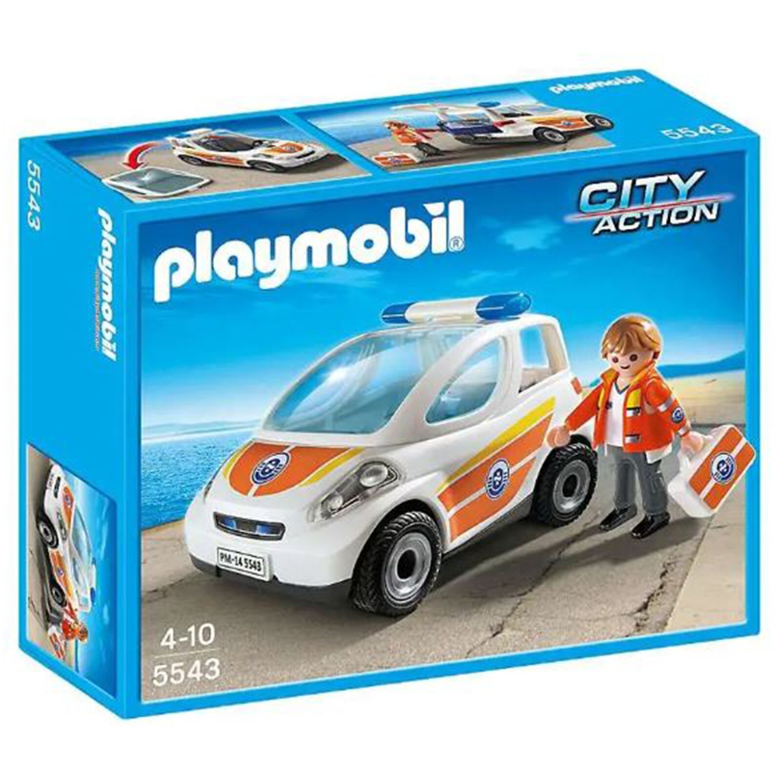 Набор для создания аварийного транспортного средства Playmobil City Action НОВЫЙ