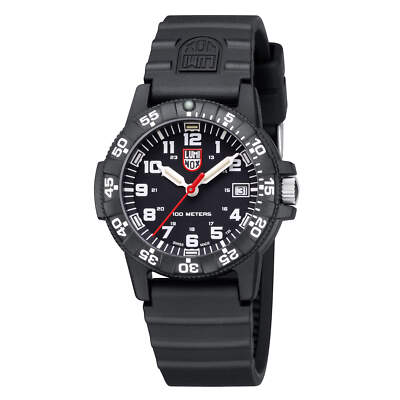 Luminox 0300 Men's Watch Sea Turtle Quartz Black Dial Silicone Rubber Strap 0301