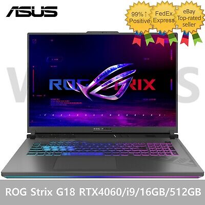 ASUS ROG Strix G18 G814JV-N6024 18" i9-13980HX RTX4060 16GB/512GB Gaming Laptop