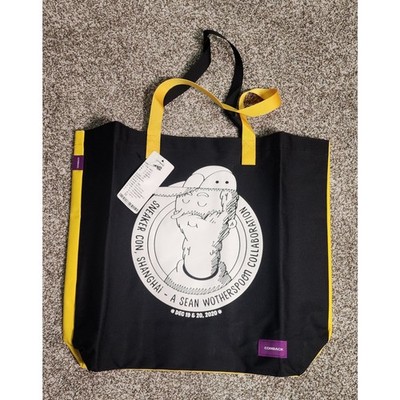 SneakerCon Shanghai 2020 Canvas tote Bag Yellow New Sean Wotherspoon collab