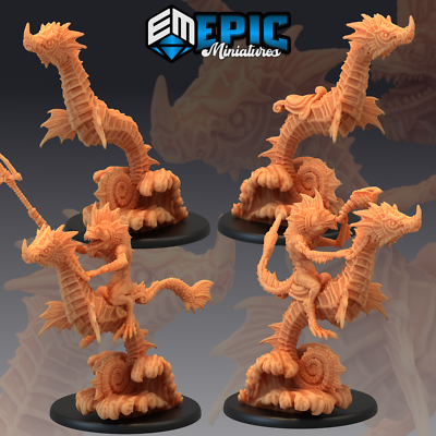 SEAHORSE, Dungeons and Dragons Miniatures, Epic Miniatures, DnD Sea Creature