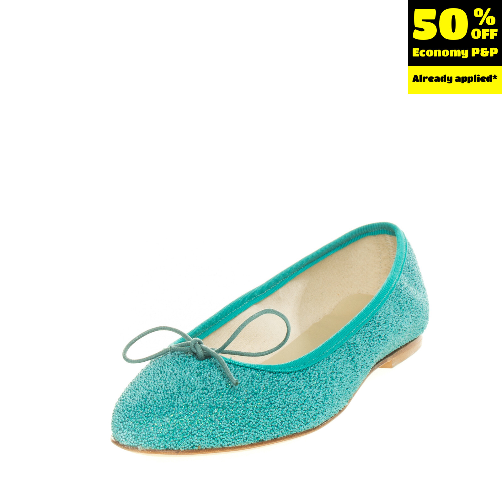 RRP €120 ANNIEL Ballerina Shoes Size 39 UK 6 US 9 Beaded