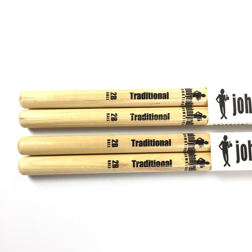 Drumsticks Johnny Rabb Traditional 2B Ball 2 Pair From Original Manufacturer