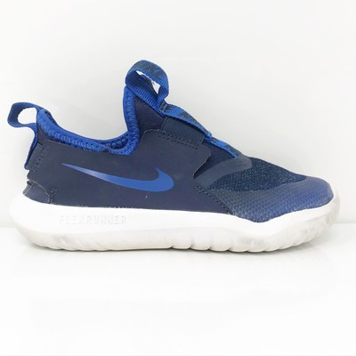 Nike Boys Flex Runner AT4665-407 Синие кроссовки для бега, размер 10C