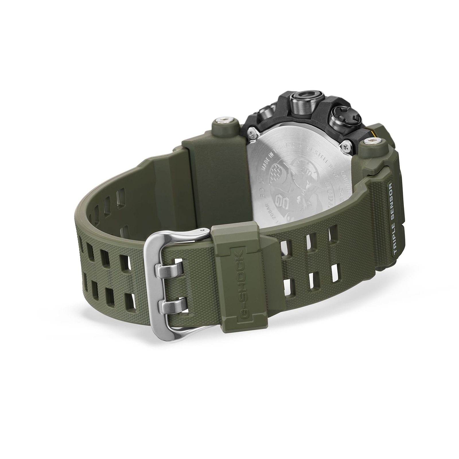 Pre-owned Casio G-shock Master Of Gw-9500-3jf Mudman Triple Sensor Radio Solar Watch