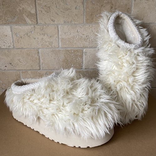 UGG FAUX FUR PULL THROUGH SCARF ホワイト 61NicuAQjuL._UY1000_.jpg