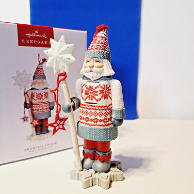 2023 HALLMARK KEEPSAKE ORNAMENT SNOWFALL PRINCE NOBLE NUTCRACKERS 5TH IN SERIES