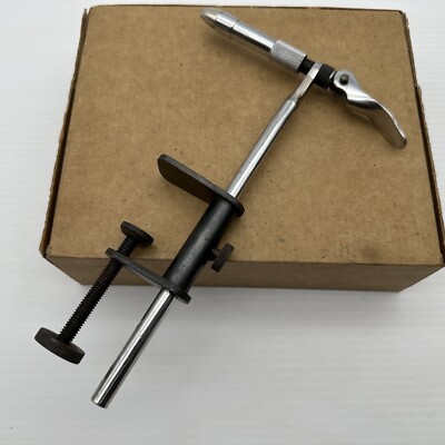 Vintage Metal Fly Tying Vise - Fly Fishing Vice C Clamp Style Bench Mount Works