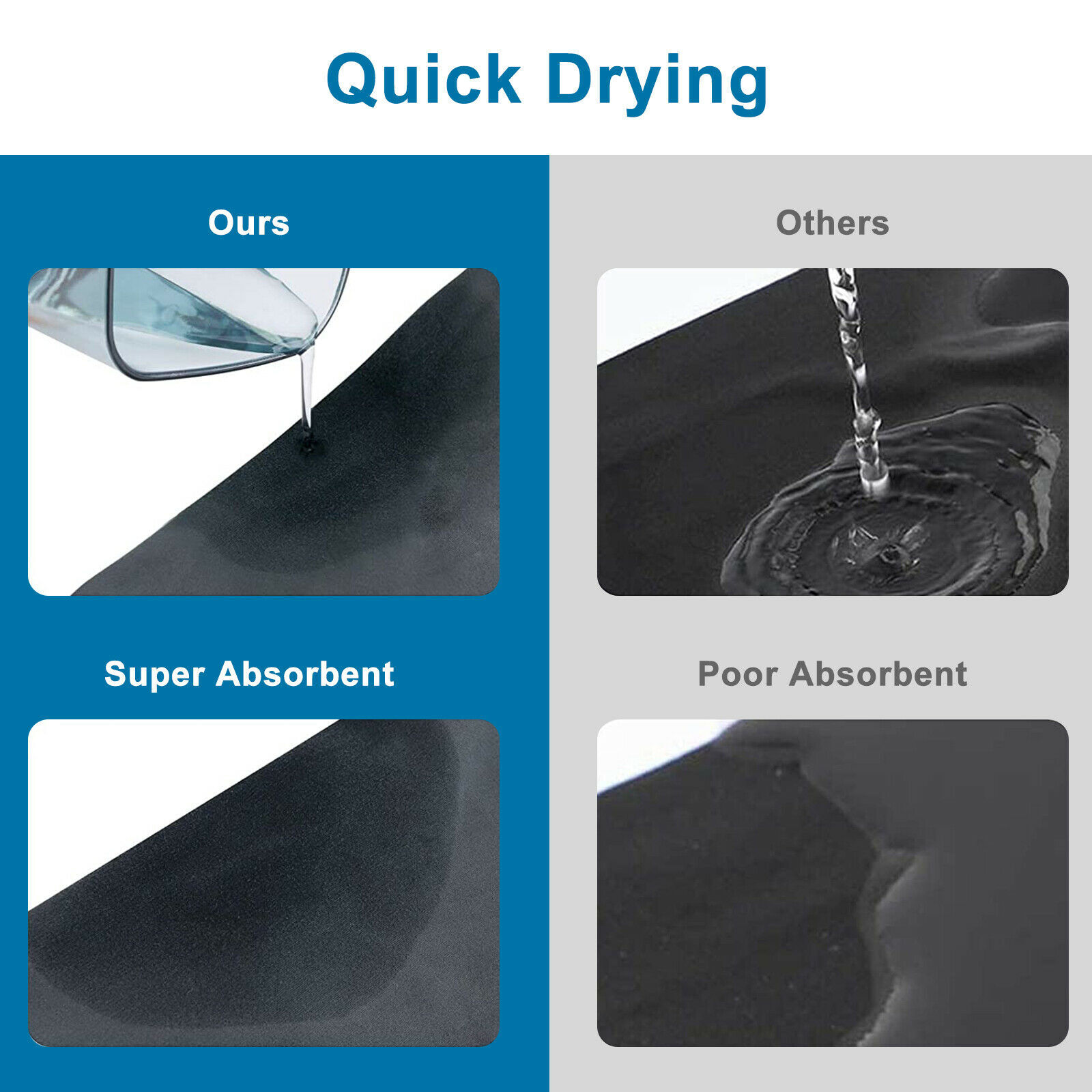 Sports Headbands for Men Women Moisture Wicking Workout Sweatband Yoga Hairband