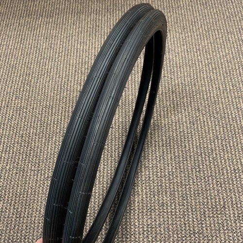 BICYCLE TIRES BLACK WALLS FITS SCHWINN 26 X 1-3/8 X 1-1/4 S-6 RARE NEVER USED