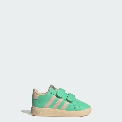 

Adidas Grand Court x Disney Grogu Обувь для детей, Green glow / sand strata