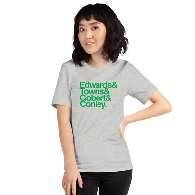 MINNESOTA BASKETBALL Star Teammates T-SHIRT Townes Edwards Conley & Gobert Tee