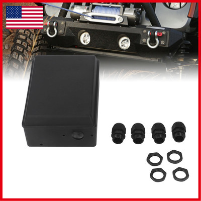 Winch Controller Housing ABS High Strength Protection Box Kit For 8000 To20000LB