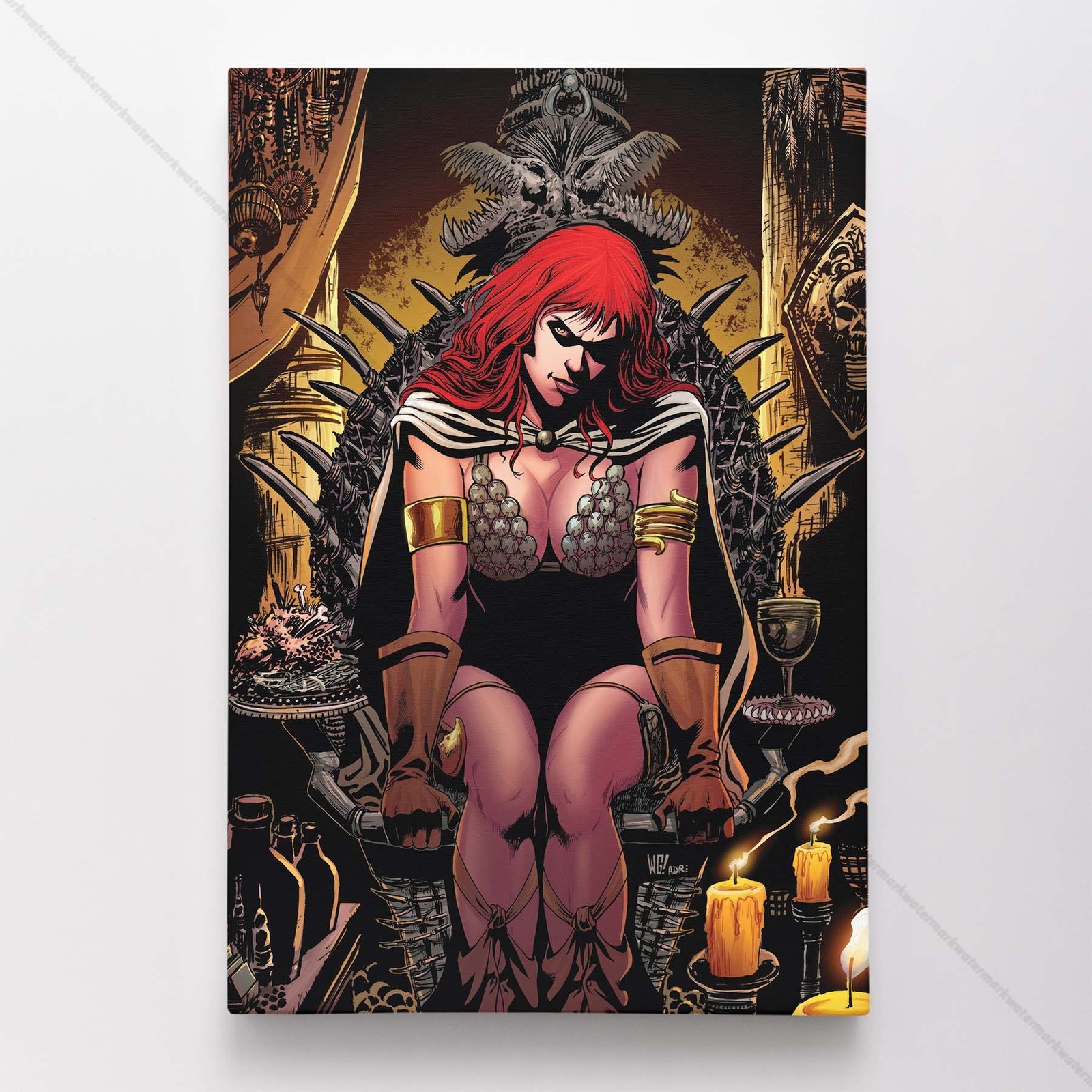 Red Sonja Poster Canvas Comic Book Art Print #1555