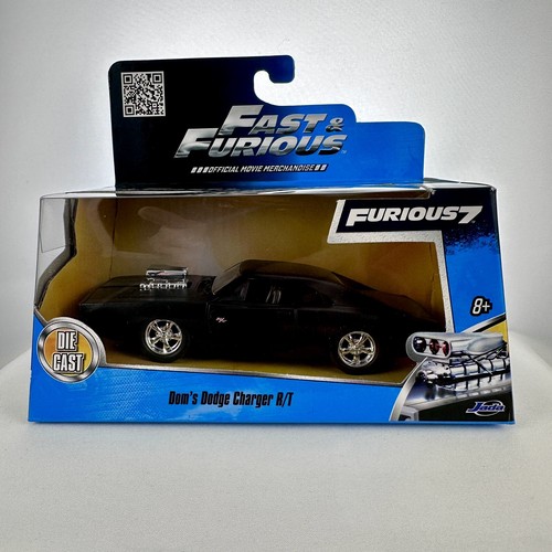 JADA DOM’S DODGE CHARGER R/T 1/32 Jada Toys Fast & Furious 7 Dom's Black Dodge Charger RT 1:32