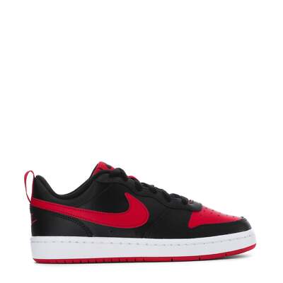 

Кроссовки Nike Court Borough Low 2 «Bred» для больших детей, черные/красно-белые (BQ5448 007), Black/university red-white