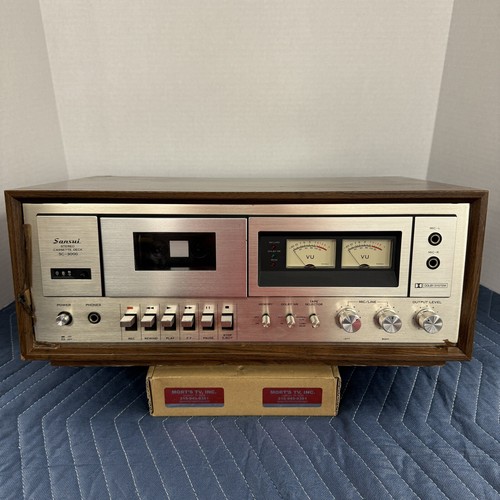 SANSUI SC-3000 STEREO CASSETTE DECK - PARTS ONLY, SEE NOTE