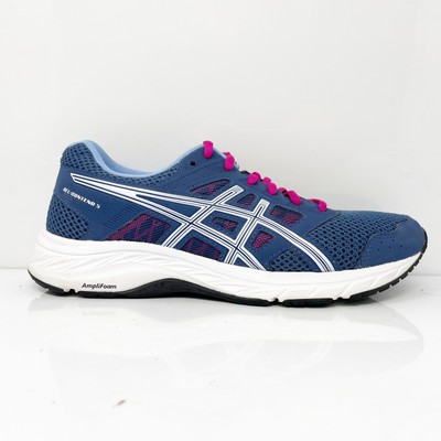 Женские кроссовки Asics Gel Contend 5 1012A231 синие кроссовки размер 7,5 ширина