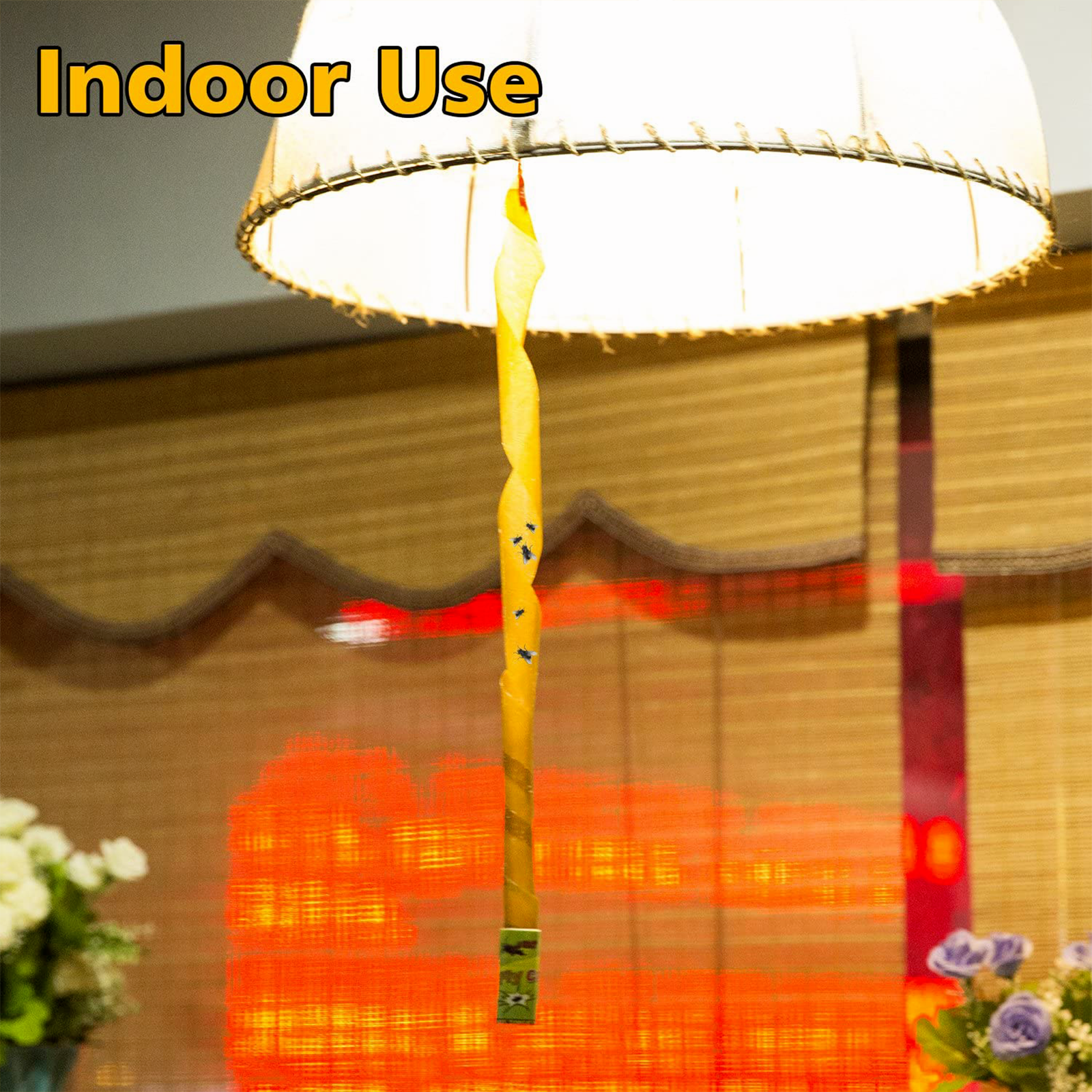 16 Rolls Fly Sticky Trap Paper Insect Bug Catcher Strip Fly Sticker Non Toxic