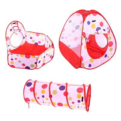 3Pcs Baby Play House Tent Ball Pool Pop Up Kids Indoor Outdoor Toys WYD