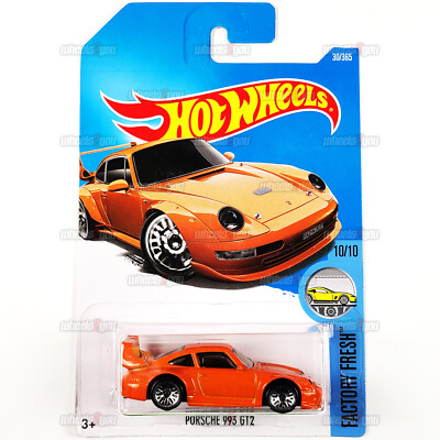 2017 Hot Wheels PORSCHE 993 GT2 #30 orange- Factory Fresh