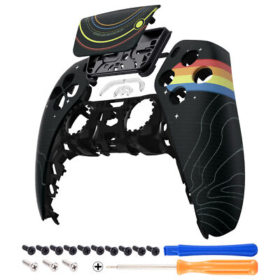 For PS5 Controller Shell Kit Front Housing Cover Touchpad Custom Pattern Choice