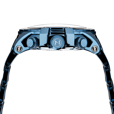 NOVE NOVE MODENA CHRONOGRAPH BLUE WATCH - BRAND