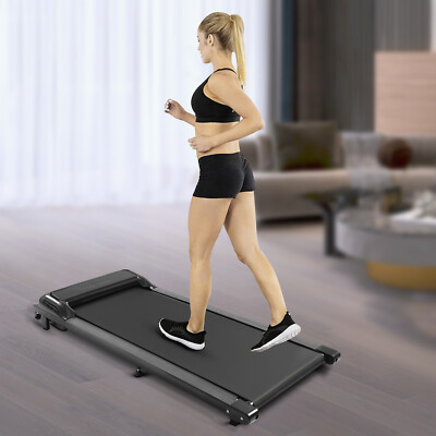  Treadmill Under Desk Electric Running Walking Pad Treadmill w/ Remote