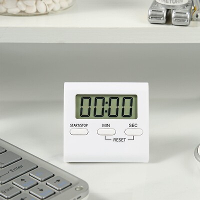 Digital Kitchen Timer Magnetic Cooking LCD Large Count Down Clear Loud Alarm Egg
