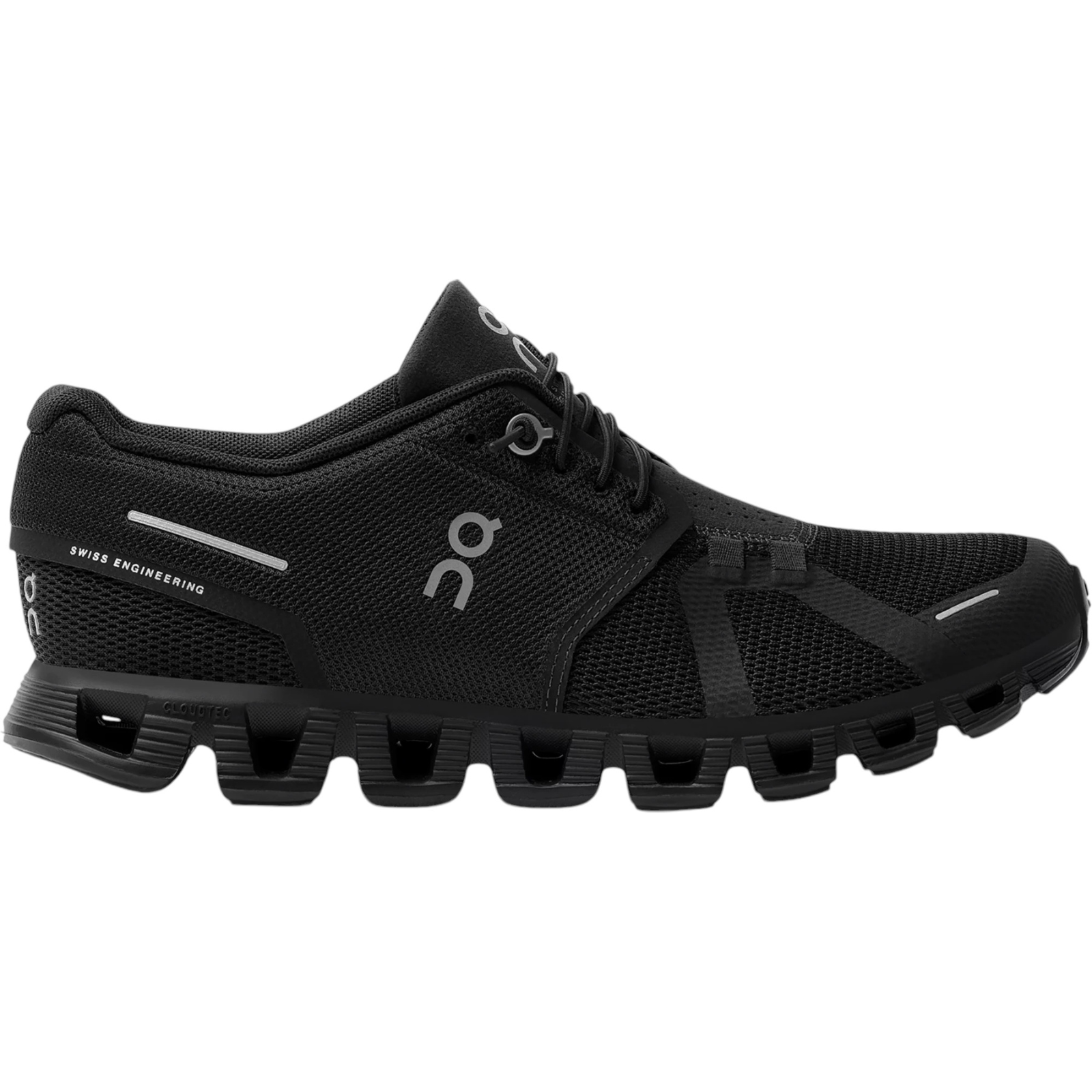 BRAND NEW On CLOUD 5 Womens Running Shoes All Black US Sizes 6-11 NEW IN BOX