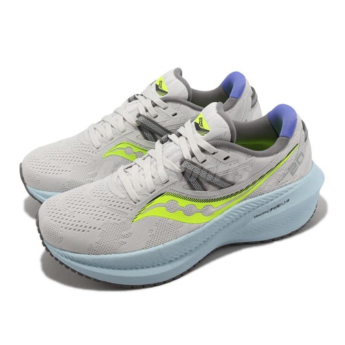 

Saucony Triumph 20 Grey Blue Volt Женские кроссовки Кроссовки Trainer S10759-15, Серый, Triumph 20