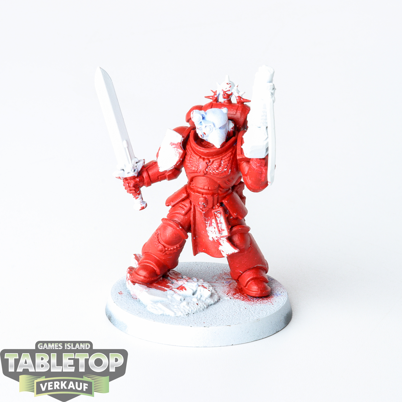 Space Marines - Space Marines: Lieutenant - teilweise bemalt