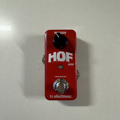 TC Electronic Hall of Fame Mini Reverb Effects Pedal - PEDAL ONLY