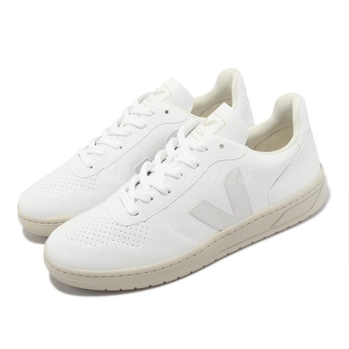 

Veja V-10 CWL Full White Cream Мужская повседневная обувь для образа жизни Кроссовки VX0702892B, Белый, V-10 Cwl
