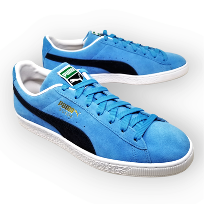 Tenis puma suede cheap azul claro