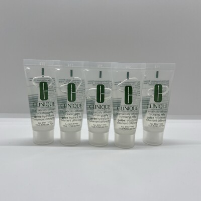 5x Clinique Dramatically Different Hydrating Jelly 0.5oz Each Travel Size Sample
