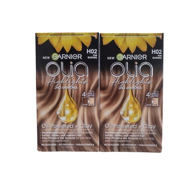 Garnier Olia Highlights H02 For Blondes Hair Coloring New Sealed LOT OF TWO