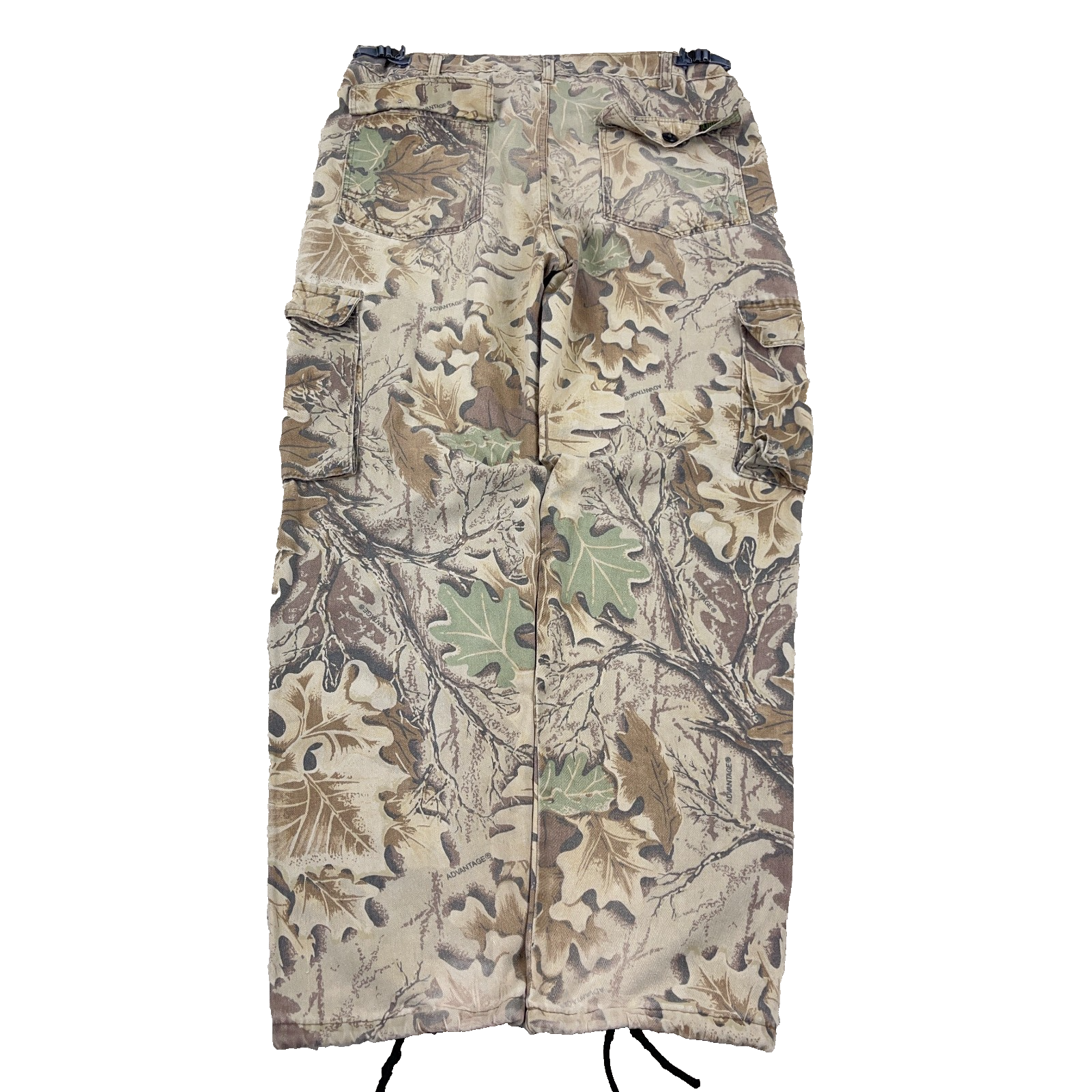 パンツ 00s realtree wide cargo pants y2k teck S 2024 Y2K Streetwear Vintage Chic Cargo Pants: High-Waisted