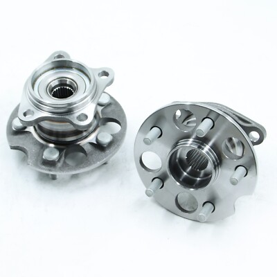 2X 512284 AWD Rear Wheel Bearing & Hub For Toyota Highlander Venza Lexus RX330