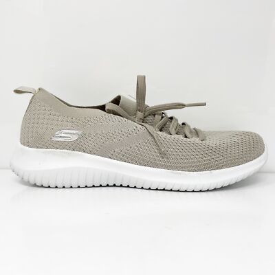 

Skechers Womens Ultra Flex 56177S Серые повседневные кроссовки, размер 8, Серый, Ultra Flex