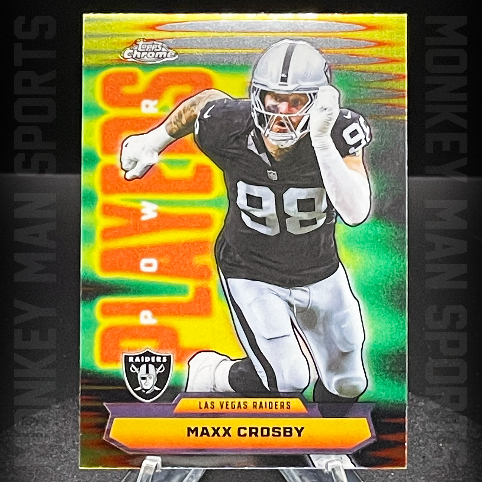 2025 Chrome - Maxx Crosby - POWER PLAYERS #PP-37 RAIDERS MINT