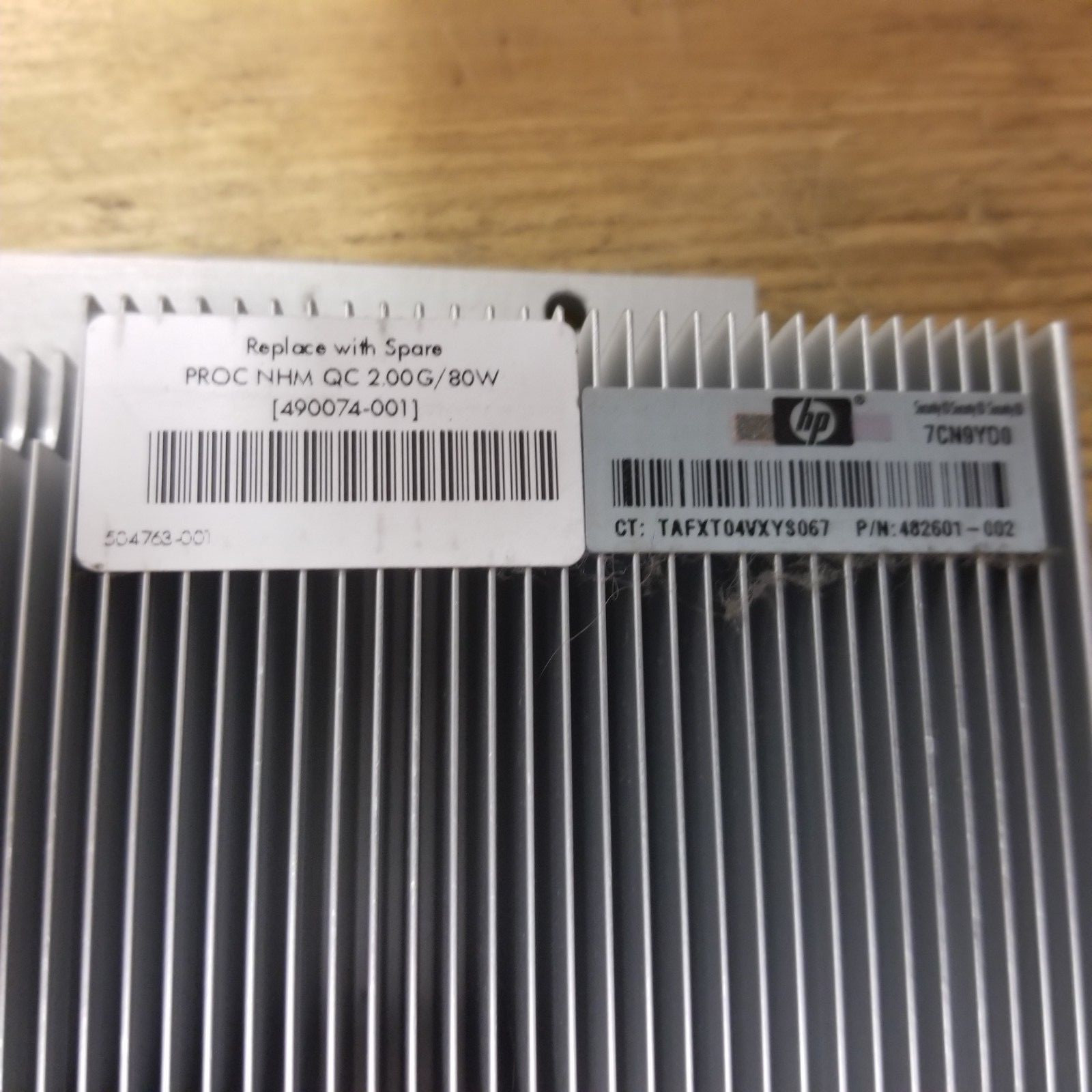 LOT OF 2 HP PROLIANT DL360 G6/G7 SERVER CPU PROCESSOR HEATSINK 462628-001