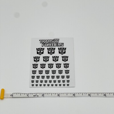 Transformers Autobot & Decepticon Logo Stickers: Authentic G1 Decal Sign Sticker