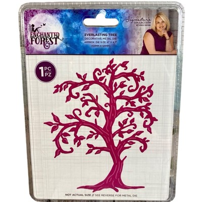 Crafters Companion NWT Enchanted Forest Everlasting Tree Metal Die Set of 1