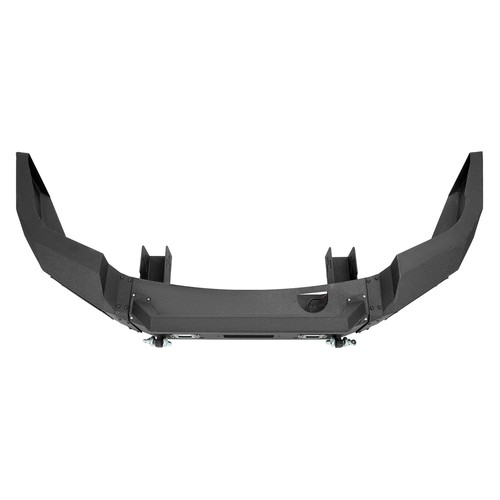 Black Steel Front Bumper Assembly W/LED Spotlights For GMC Sierra 1500 2007-2013