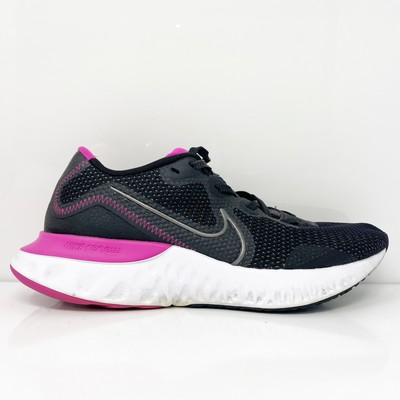 Nike Womens Renew Run CK6360-004 Черные кроссовки для бега Размер 8,5, Черный, Renew Run