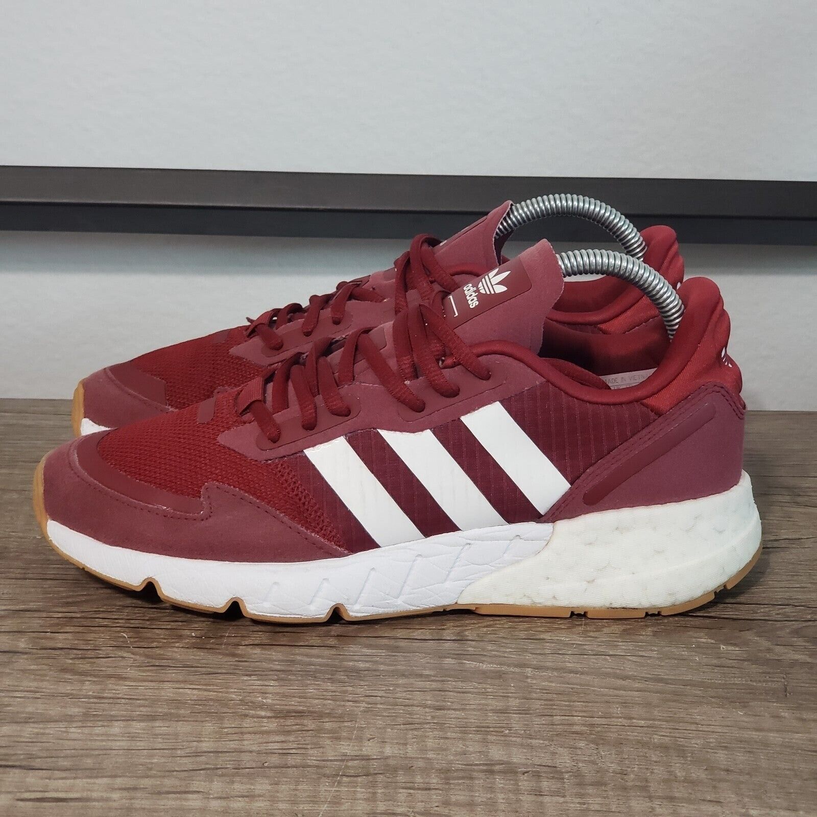 Adidas ZX 1K Boost Men's Running Shoes Size 7 RedのeBay公認 Adidas ZX 1K Boost Men's Running Shoes Size 7 RedのeBay公認